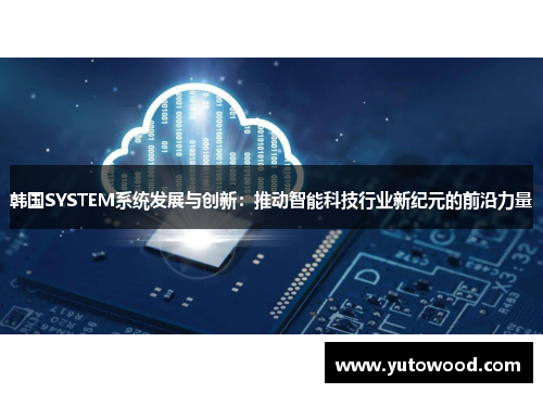韩国SYSTEM系统发展与创新：推动智能科技行业新纪元的前沿力量